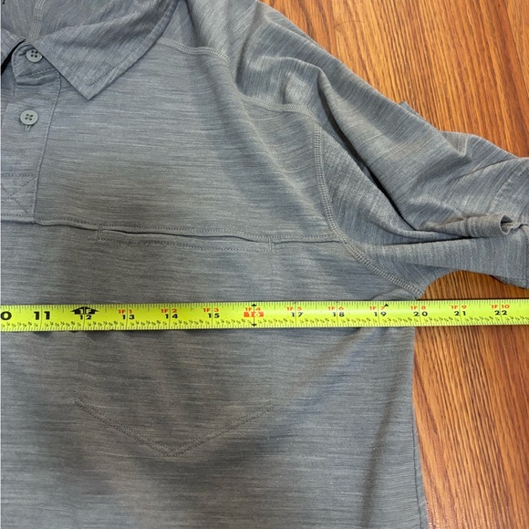 Smartwool men’s merino 150 sport polo gray - Picture 6 of 6